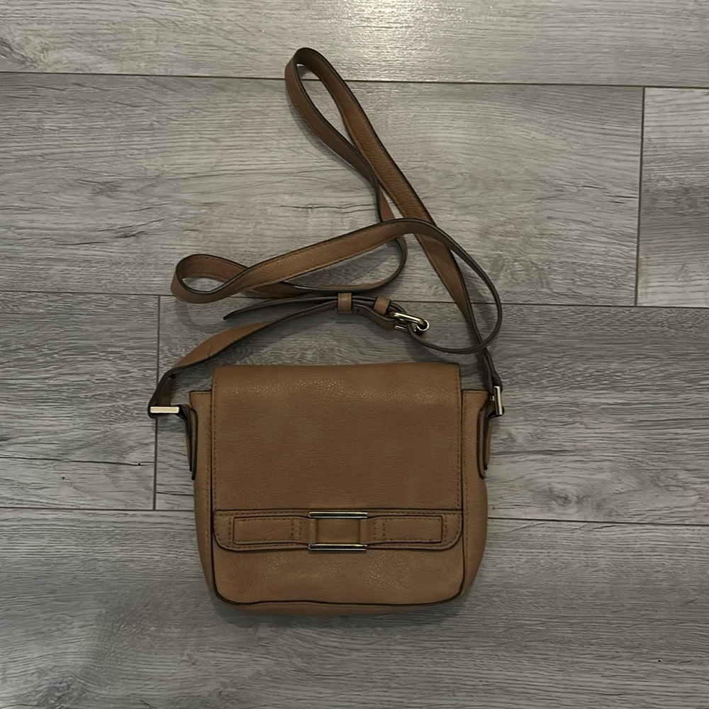 Tan crossbody bag